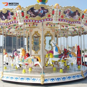 Bán buôn trẻ em Carousel fairground <span class=keywords><strong>Merry</strong></span> đi vòng Carousel để bán - Product Image 4