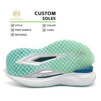 Semelle de chaussure de course Longheng 2026 légère, antidérapante, résistante à l'eau, hautement élastique et antichoc pour chaussures de sport pour hommes