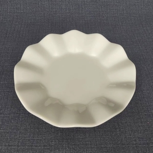 <span class=keywords><strong>Assiette</strong></span> de service en mélamine de luxe en forme de lotus, design feuille de lotus, assiettes en <span class=keywords><strong>plastique</strong></span> durables pour les mariages, les restaurants, les hôtels - Product Image 3
