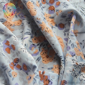 Custom Design Floreale Amento Modello Stampato A Quattro Vie Tessuto Elasticizzato - Product Image 5