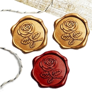 Sello de cera de lacre natural, sello de cera, etiqueta, cachemir, logo - Product Image 3