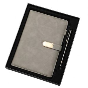 Business Corporate Novelty Gifts Set Items Giveaways Journal Notebook Gifts Craft Paper Notebooks with Pen - Product Image 2