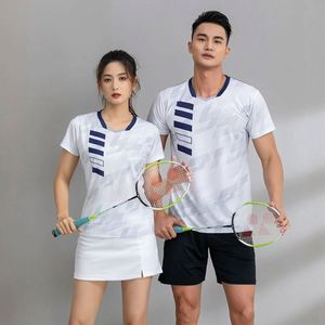 Premium Printed Moisture Wicking Breathable Anti-Wrinkle Quick Dry Badminton Uniform Set Short Sleeve Unisex <b>Athletic</b> - Product Image 2