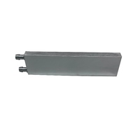 40*160*15mm Aluminium Radiateur CPU Bloc de refroidissement par eau Boîtier d'ordinateur Refroidisseur de liquide Plaque de refroidissement par eau