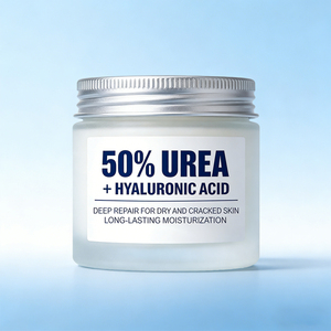 Crème hydratante personnalisée à l'urée et à l'acide hyaluronique, crème pour les pieds à l'urée, crème pour le visage à l'urée et à l'acide salicylique, soin hydratant pour la peau - Product Image 1