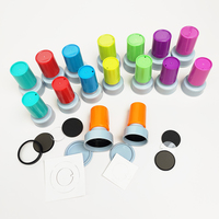 Style Offre Spéciale rond 25mm 30mm pré-encré photosensible poignée ronde Flash timbre Logo personnalisé enseignant timbre