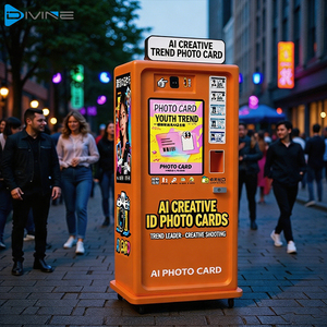 Kiosque photo 24H avec IA pour cartes d'identité, distributeur automatique, écran tactile, impression instantanée, borne selfie, <span class=keywords><strong>machine</strong></span> commerciale à faible coût - Product Image 3