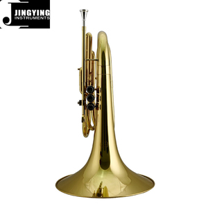 Trompa Francesa Profesional <span class=keywords><strong>de</strong></span> Marcha Jingying Music 2023, Instrumento <span class=keywords><strong>de</strong></span> Viento <span class=keywords><strong>de</strong></span> Latón, Cuerpo <span class=keywords><strong>de</strong></span> Latón Especial, Pistón <span class=keywords><strong>de</strong></span> Cobre Blanco Niquelado - Product Image 3