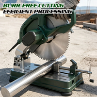 Scie à découper à froid de 14''/355 mm de diamètre, 2800 W, 1000 tr/min, machine à couper l'acier, scie à onglet pour découpe à froid de l'acier/du fer/de l'aluminium