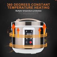 Fermenteur d'ail noir de grande capacité AZK 115-2 5L, machine commerciale automatique de fermentation de l'ail noir