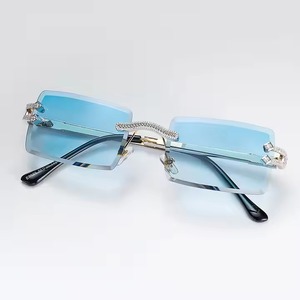 New Trendy Designer Unisex Eyeglasses <b>Studded</b> With Moissanite Diamonds Ideal <b>for</b> Everyday Wear Designer Spectacles <b>for</b> unisex - Product Image 2