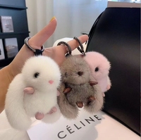 Mignon petit sac de mangue pendentif léger en peluche pendentif haut de gamme porte-clés mode petit cadeau