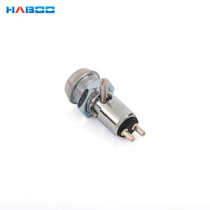 Interruptor de Llave Mecánico HABOO de 12 mm y 2 Posiciones, Interruptor de Llave Eléctrico de Seguridad de Alta Calidad HB015 - Product Image 3