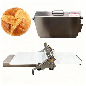 <span class=keywords><strong>Nueva</strong></span> Máquina Laminadora de Masa Eléctrica Comercial de Acero Inoxidable, Laminadora de Hojaldre Reversible para Panaderías y Pastelerías - Product Image 3