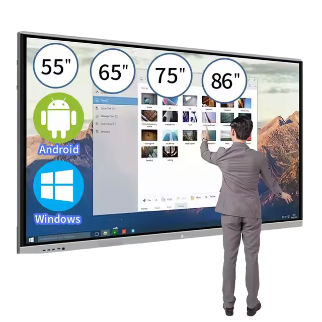 86 Inch Industrial Capacitive Touch Screen Lcd Monitor VGA  DVI Hmi with Buttons IP65 Waterproof Industrial Display