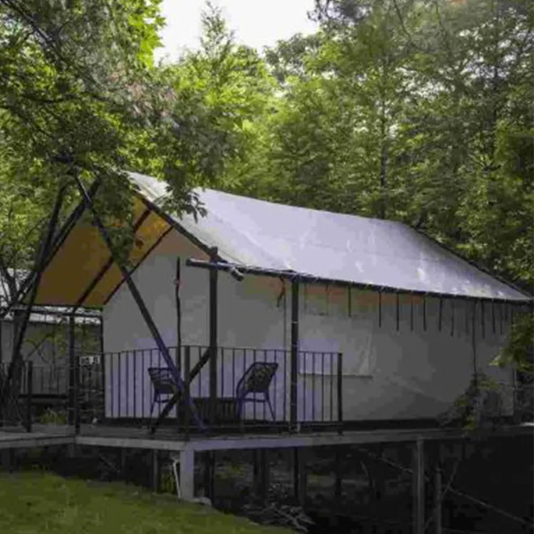 Outdoor Waterdichte Luxe Camping Strand Accommodatie Safari Tent Resort Voor Verkoop