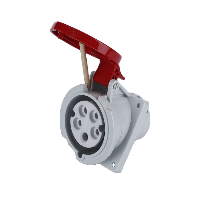 New Type Hot to Sell Red Ip44 Waterproof Electrical Industrial Multiple Plug and Socket