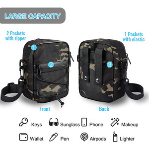 Sac à bandoulière multifonctionnel camouflage anti-odeur avec serrure à combinaison - Product Image 3