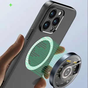 แท่นชาร์จไร้สายแบบแม่เหล็กสองด้าน โปร่งใส ปี 2024 กำลังไฟ 15W 3 in 1 สำหรับ Iwatch และ Airpods - Product Image 2