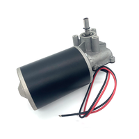 Moteur à engrenages à vis sans fin à réduction 60:1 pour ouvre-porte automatique, compatible maison intelligente, DC24V 180W, cadre 63mm, faible bruit, installation facile