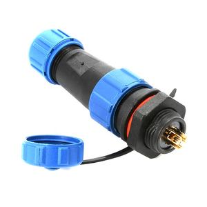 厂家批发M20自锁弯头2/3/4/5/3 + 3芯防水公/母前/后面板对电缆 - Product Image 4