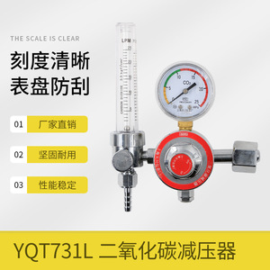 Tianchuan เครื่องควบคุมแรงดันก๊าซคาร์บอนไดออกไซด์ YQT-731L คาร์บอนไดออกไซด์25MPa ตัวลดการกระทำเชิงบวกโลหะ25L สำหรับถังแก๊ส - Product Image 4