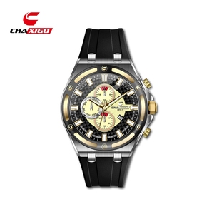 Nuevo Diseño, Marca Chaxigo, 6916-1, Reloj de Cuarzo para Hombre, Aleación y Silicona, Resistente al Agua 3BAR, Moda Diaria, Luminoso, Multifunción - Product Image 2