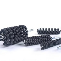 Balle abrasive de rodage flexible pour le débavurage de trous intérieurs, le polissage de cylindres et la finition de surfaces de tubes en acier galvanisé