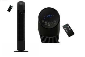 <span class=keywords><strong>Ventilateur</strong></span> sur pied en plastique, <span class=keywords><strong>ventilateur</strong></span> électrique de refroidissement avec grand débit d'air, appareil ménager, maison, <span class=keywords><strong>pas</strong></span> <span class=keywords><strong>cher</strong></span>, 33 pouces, avec télécommande - Product Image 4