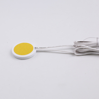 Interruptor Táctil LED de Bajo Voltaje DC12V/24V 5A para Tablero de Madera, Regulador de Intensidad IP22 60W/120W con Enchufe USB, para Muebles Inteligentes de Superficie Oculta