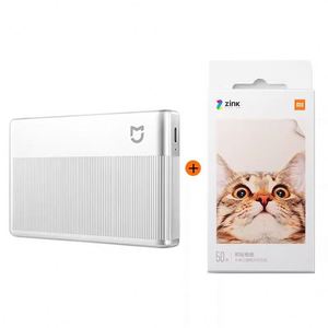 <span class=keywords><strong>Impresora</strong></span> Fotográfica Original <span class=keywords><strong>Xiaomi</strong></span> 1S Mini, Conexión Bluetooth, Tinta de Color sin Recarga, <span class=keywords><strong>Papel</strong></span> Zink de 2x3 Pulgadas, Material Plástico de Bolsillo - Product Image 1