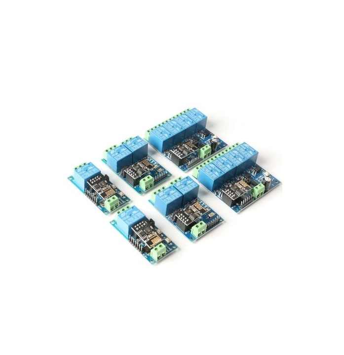 ESP8266 ESP-01 5V 12V для 1, 2, 4, таким образом, Wi-Fi, релейный ...