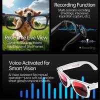 Nouvelles lunettes intelligentes W610T avec caméra 8MP, enregistrement vidéo, écoute de musique, stockage 4 Go, transmission Wi-Fi, lunettes intelligentes IA