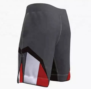 Pantalones cortos MMA de diseño básico impresos personalizados, ropa de lucha en blanco para artes marciales - Product Image 3