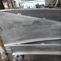 Style de conception moderne revêtement PVDF facile à installer placage de panneau en aluminium perforé divers modèles pour le revêtement de mur rideau
