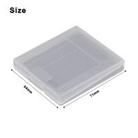 Étui de rangement pour cartouche GBC pour GameBoy Color, étui en plastique pour cartes de jeu