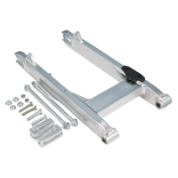 CUB CT125 Alloy 6061 Swingarm Belakang L=445MM Perak untuk Rangka Motor Pit Dirt Bike Suku Cadang Mini Bike Berkualitas