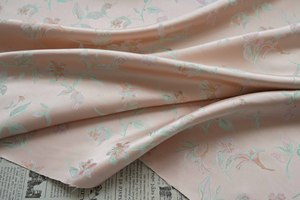 Nouveau tissu Jacquard floral coloré en poudre de brocart de chanson d'imitation de style chinois - Product Image 4