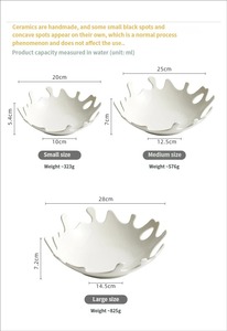 Plato para Vegetales Color <span class=keywords><strong>Coral</strong></span>, Apto para Uso en Hogares, Hoteles y Restaurantes, Ideal como Vajilla Formal para Frutas y Ensaladas - Product Image 6