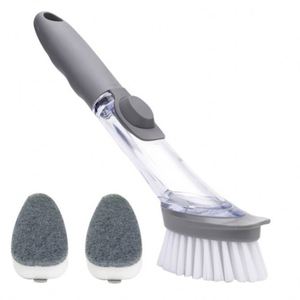 Nouveautés : Distributeur automatique de liquide, éponge à long manche, brosse de nettoyage pour la vaisselle de cuisine - Product Image 3