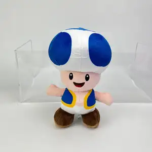 Novo estilo OEM Preço Animated cogumelo Mario coelho cabelo super macio gril menino Urso de pelúcia personalizado vermelho brinquedo de pelúcia para presentes do bebê