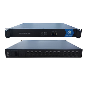 Cabecera Digital 8/16/24 canales 1080p codificador Hd <span class=keywords><strong>DVB</strong></span> <span class=keywords><strong>IP</strong></span> convertidor Cable Tv cabecera <span class=keywords><strong>IP</strong></span> Stream Catv IPTV codificador de vídeo COL5181HA - Product Image 1