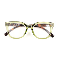 Lunettes de lecture presbytie tendance à monture carrée écaille de tortue pour hommes et femmes, charnière à ressort, anti-lumière bleue