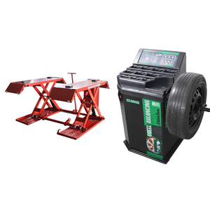 รถยกไฮดรอลิกแบบกรรไกร ChenTuo CT-606 กระบอกสูบเดียว รับน้ำหนัก 3000 กก. ยกสูง 1000 มม. มอเตอร์ 2.2 กิโลวัตต์ พร้อมล้อ - Product Image 1