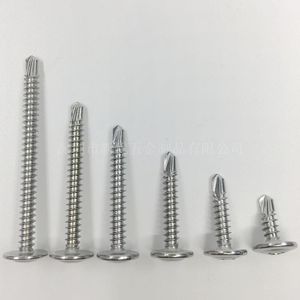 410 Stainless Steel Round Head Washer Self Tapping Screw Metric Phillips Right Hand Class 4.8 For Metal Grade A - Product Image 1