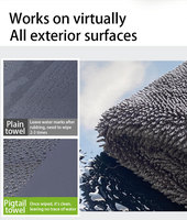 Serviette de séchage de voiture en microfibre 1200 GSM OEM/ODM, sans ourlet, grande taille, plus douce, pour lavage automobile