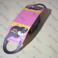 Boîte à gâteau personnalisée avec poignée, emballage alimentaire de qualité supérieure, boîte cadeau en papier portable pour desserts et beignets