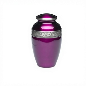 Hot Selling Engraved Silver Leaf Brass Cremation Adult <b>Urn</b> For Ashes Decorative <b>Large</b> Memorial <b>Urn</b> With Free Velvet Bag - Product Image 1