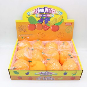 Unisex TPR Ugly Pinch Simulation Fruit Orange Shape Super Soft Slow Rebound <b>Squeeze</b> Stress Relief Toys for Kids Boys and Girls - Product Image 6