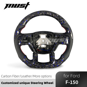 Volant en fibre de carbone forgé sur mesure pour <span class=keywords><strong>Ford</strong></span> <span class=keywords><strong>F</strong></span>-<span class=keywords><strong>150</strong></span> <span class=keywords><strong>F</strong></span>-250 <span class=keywords><strong>F</strong></span>-350 <span class=keywords><strong>F</strong></span>-450 Raptor <span class=keywords><strong>XLT</strong></span> 4x4 Shelby Super Snake Platinum 2015-2023 - Product Image 2